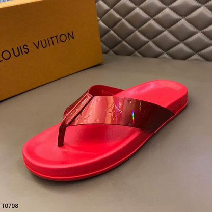 LU  Slippers Flip Flop Red