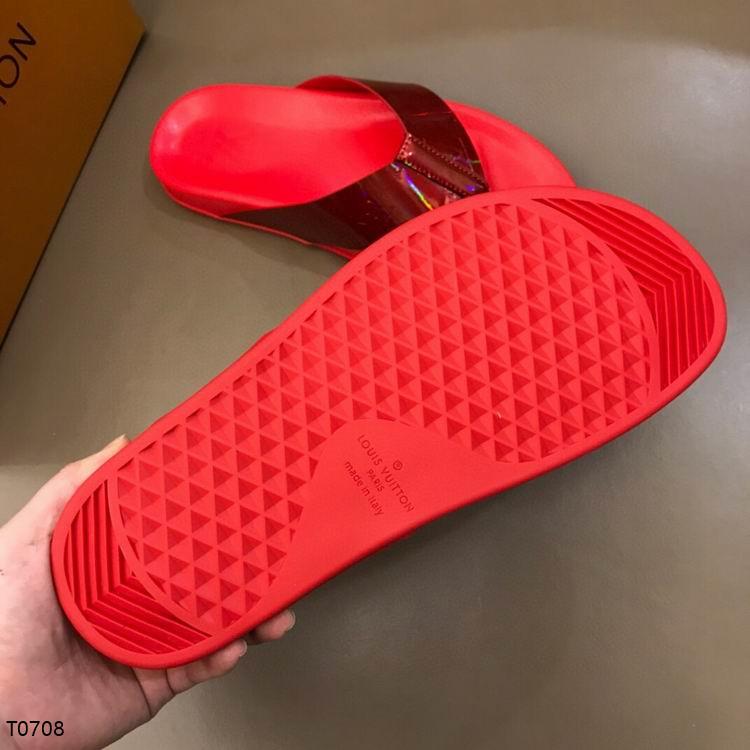 LU  Slippers Flip Flop Red