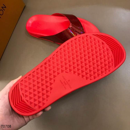 LU  Slippers Flip Flop Red