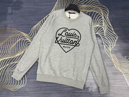 LU Sweater Sweatshirts Heart Printed