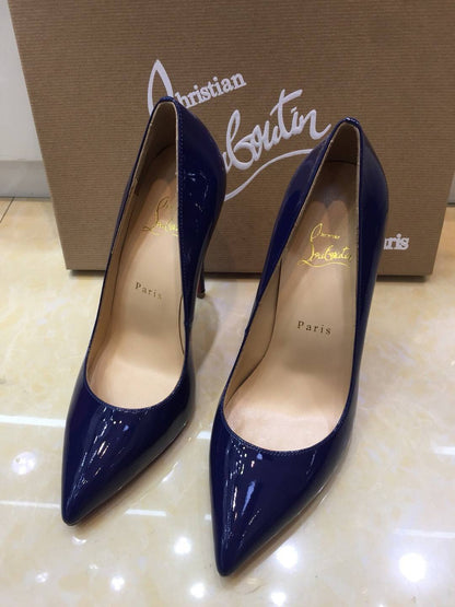 Labutin Heels Shoes Dark Blue