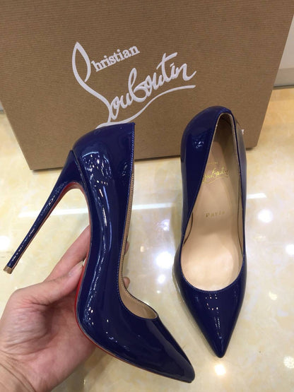 Labutin Heels Shoes Dark Blue