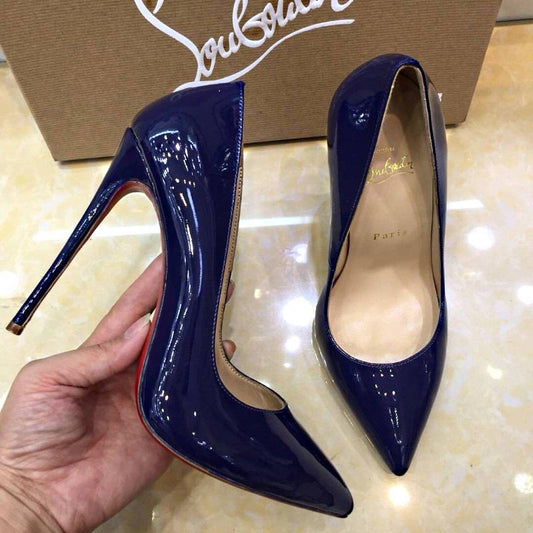 Labutin Heels Shoes Dark Blue