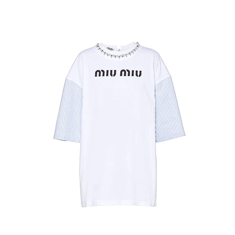 MIU MI PRD  T -shirt Woman 2 Color 's Oversized