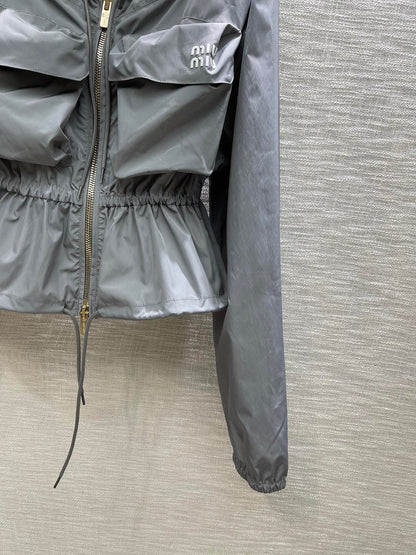 MIU MI PRD  Jacket Windbreak  Woman Technical Fabric