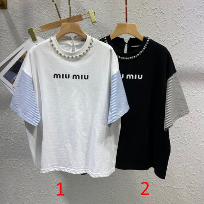 MIU MI PRD  T -shirt Woman 2 Color 's Oversized