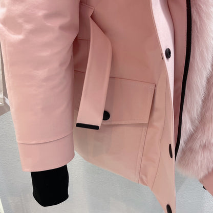 MONCR  Jacket Down Hoodie FUR 3 Color 's