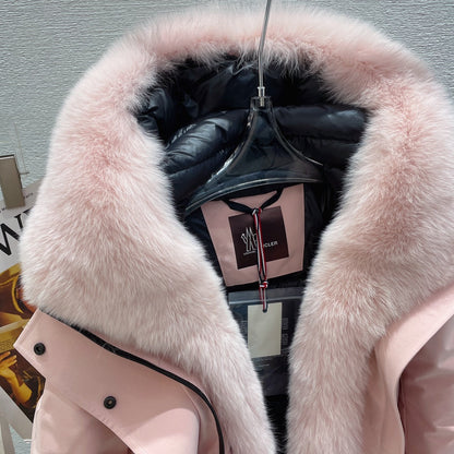 MONCR  Jacket Down Hoodie FUR 3 Color 's