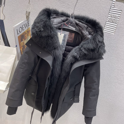 MONCR  Jacket Down Hoodie FUR 3 Color 's