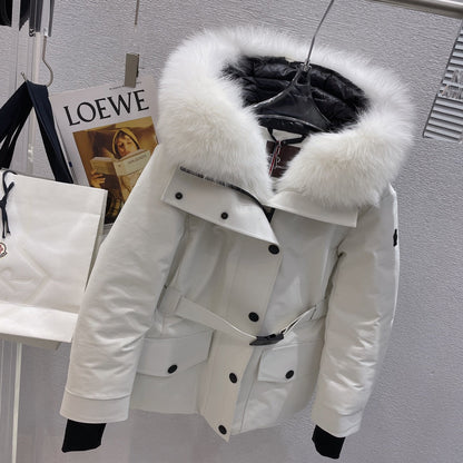 MONCR  Jacket Down Hoodie FUR 3 Color 's