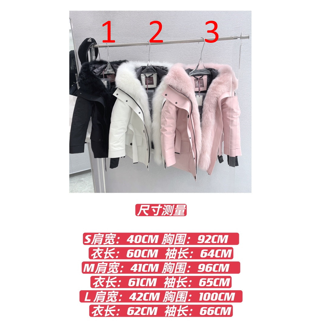 MONCR  Jacket Down Hoodie FUR 3 Color 's