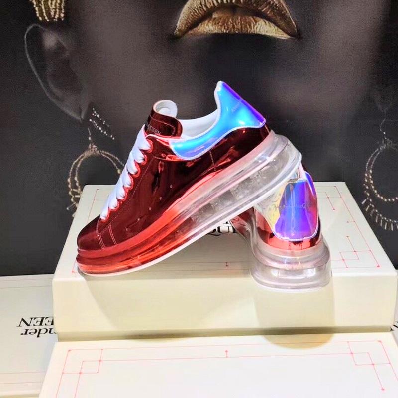 M*queen  Sneaker Clear Red