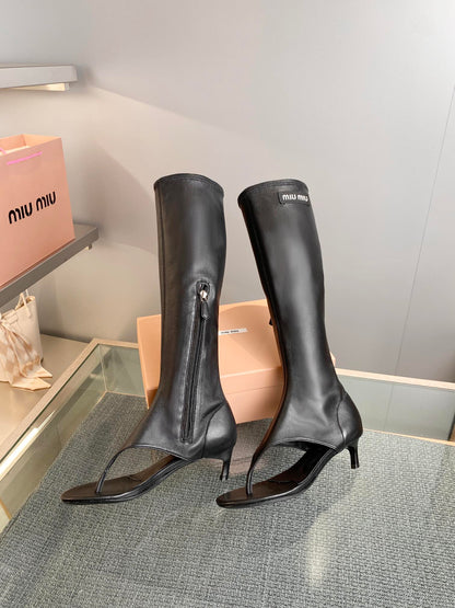 MI MI PRD leather  Boots Thong 2 color 's