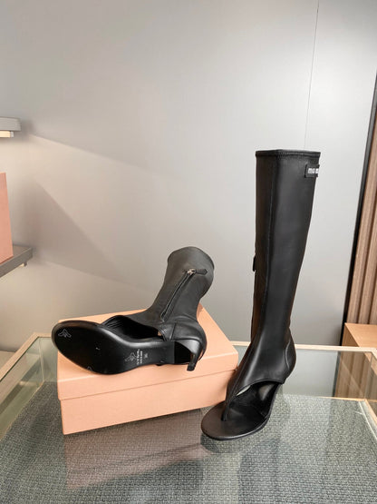 MI MI PRD leather  Boots Thong 2 color 's