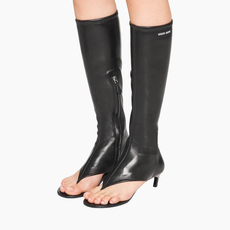 MI MI PRD leather  Boots Thong 2 color 's