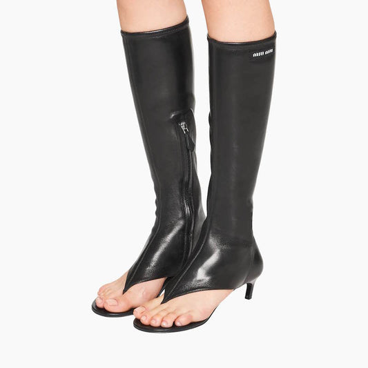 MI MI PRD leather  Boots Thong 2 color 's