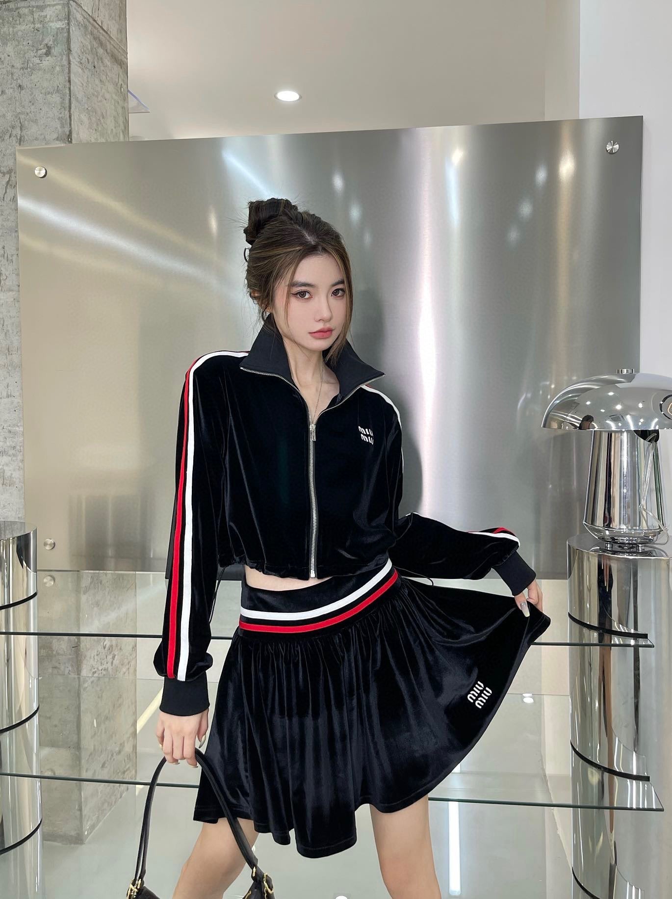 MIU MI Sport Suits Activewear Woman Skirt