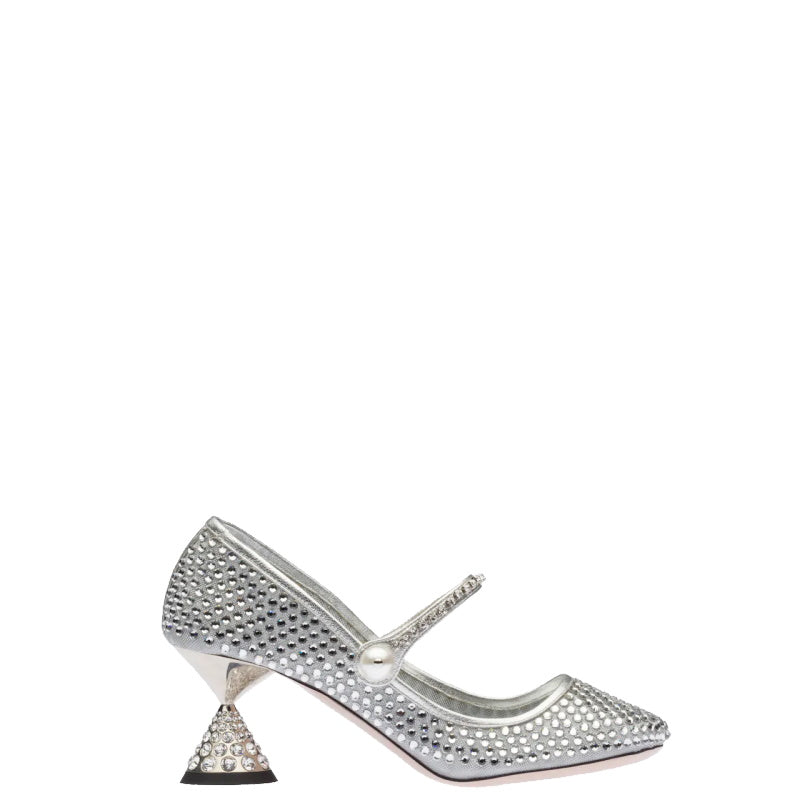 MIU MI PRD   Shoes Heels 2 Color 's Crystals Pump