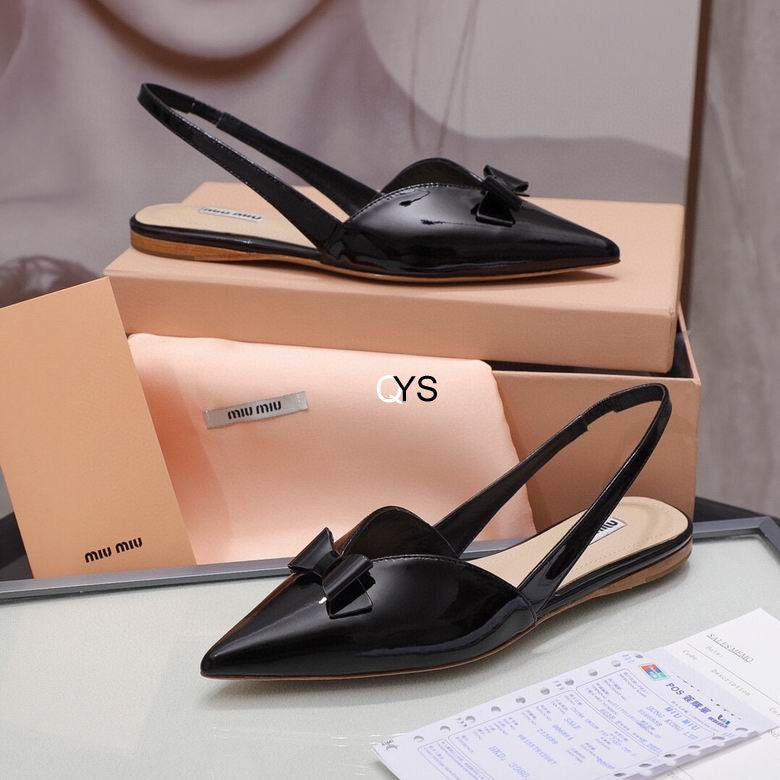 MIU MI Sandals 2 Color 's Mule