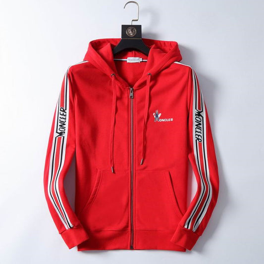 Moncr Jacket Hoodie Red