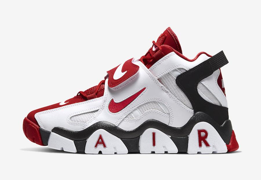 N*ke Sneakers  Barra White red