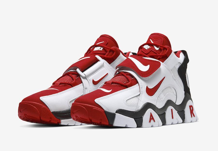 N*ke Sneakers  Barra White red
