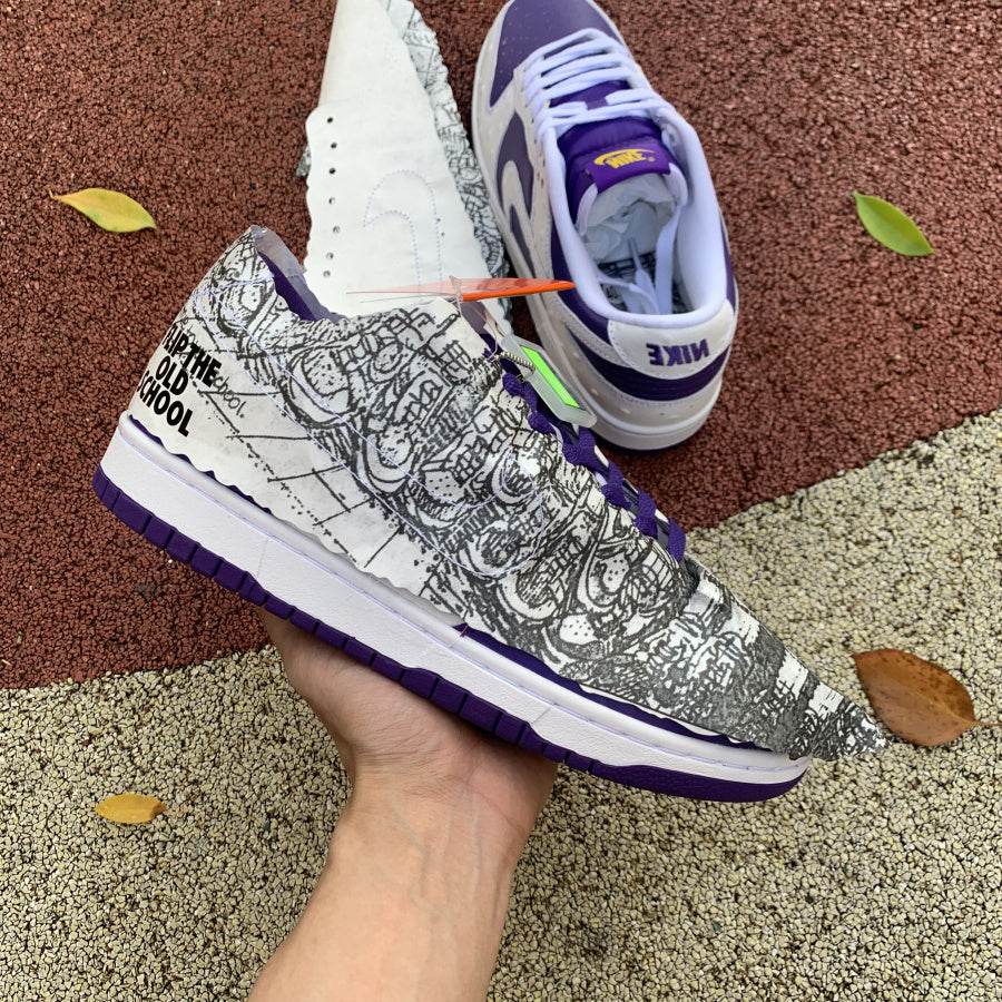 N*KE   Dunk Low Flip Sneakers
