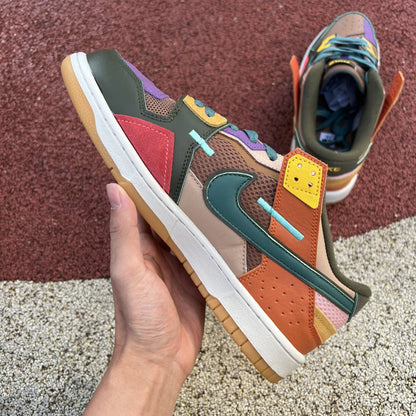 N*KE sneakers  Low Dunk Scrap 46