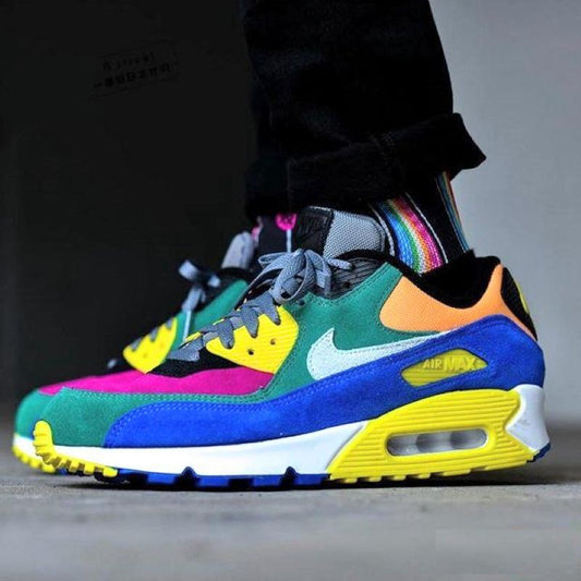 N*ke Sneakers  90 Blue Yellow