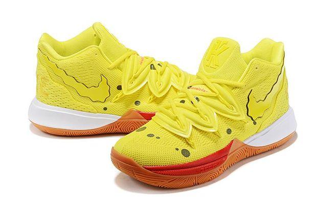 N*ke Max  Kyri 4 Yellow Sneakers