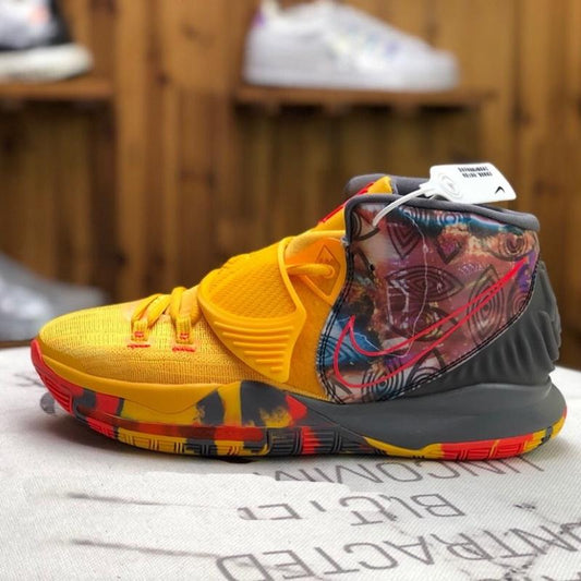 N*ke Kyrie 6 EP BHM Yellow Sneakers