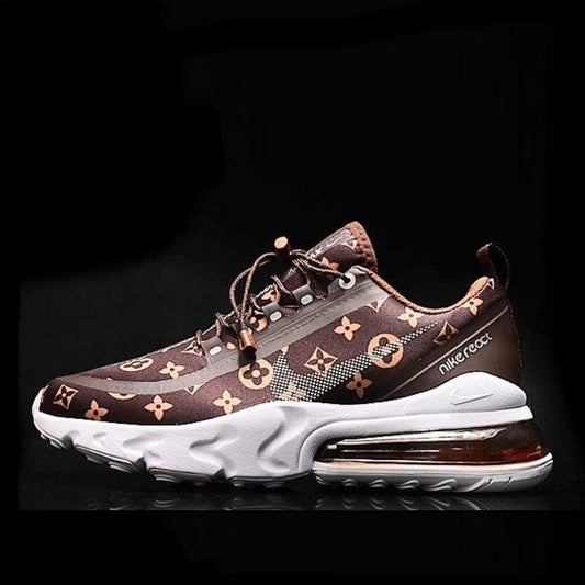LU N*ke Supre Sneakers Reaction  Brown