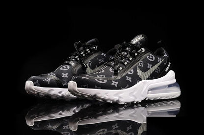 LU N*ke Sneakers Supre Reaction Black