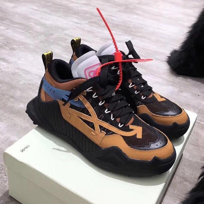 Off Wite Sneakers Brown