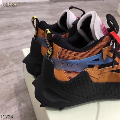 Off Wite Sneakers Brown