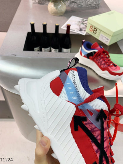 Off  Wite Sneakers Red