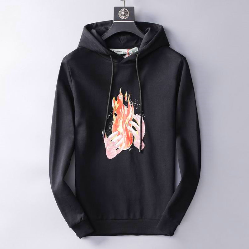 Off  Wite Sweater Top Hoodie