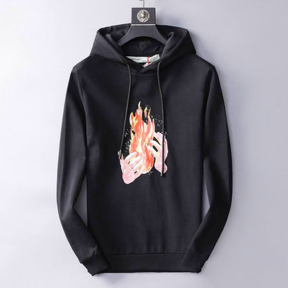 Off  Wite Sweater Top Hoodie