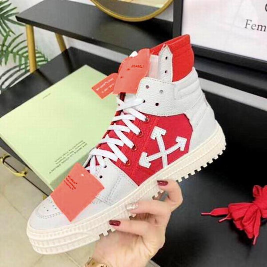 Off-Wite Sneakers High Red