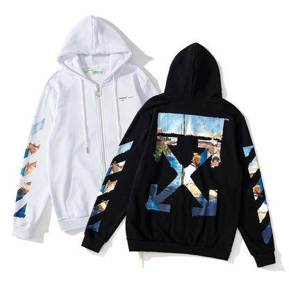 OFF WITE Sweatshirt Jacket  Hoodie 2 Color 's