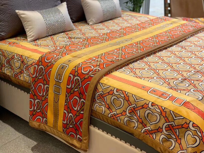 *BURBBER Woolen Blanket 2 side