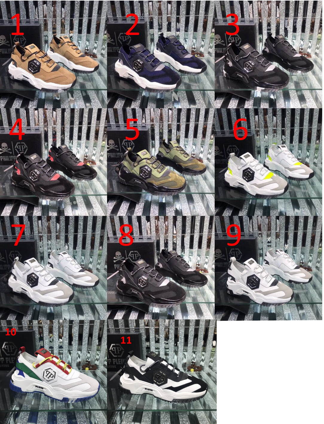 PLEIN  Sneakers  9 Color's