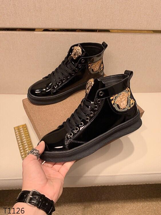 VRC Sneakers High Black Varnished