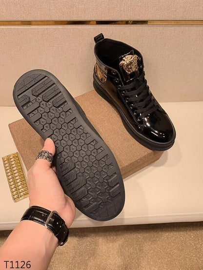 VRC Sneakers High Black Varnished
