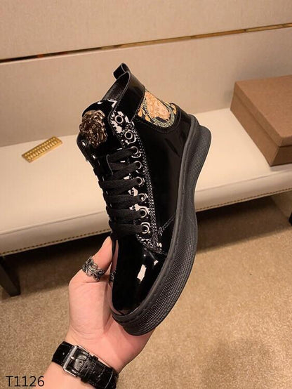 VRC Sneakers High Black Varnished