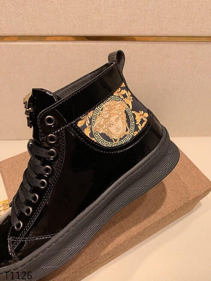 VRC Sneakers High Black Varnished