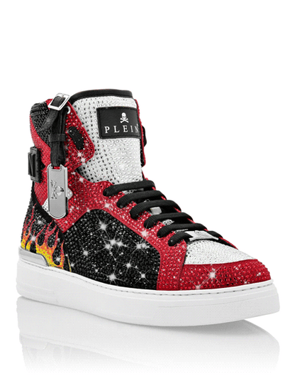 PLEIN  Sneakers High HI TOP CRYSTAL FLAME