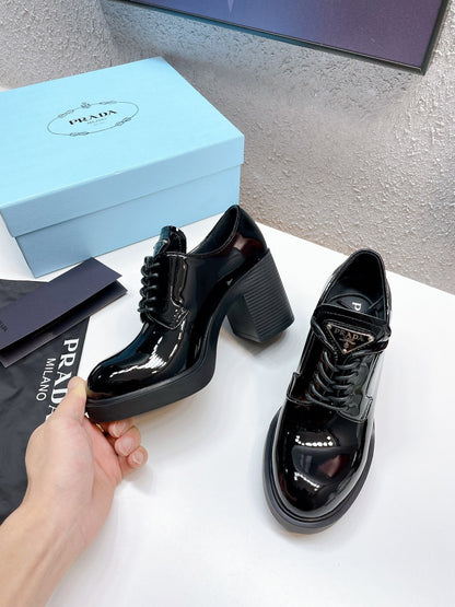 PRD  Shoes Loafer High Heels Varnish