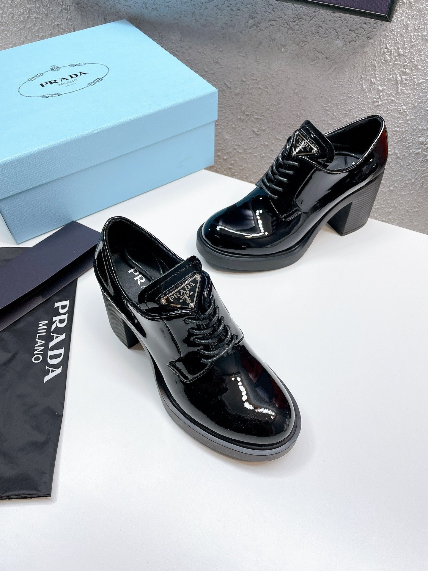 PRD  Shoes Loafer High Heels Varnish