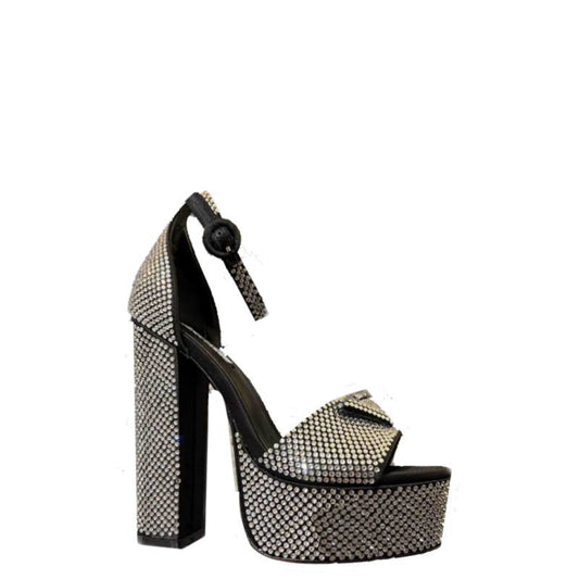 PRD Sandals Shoes Heels Platform 3 Color 's Stones Party